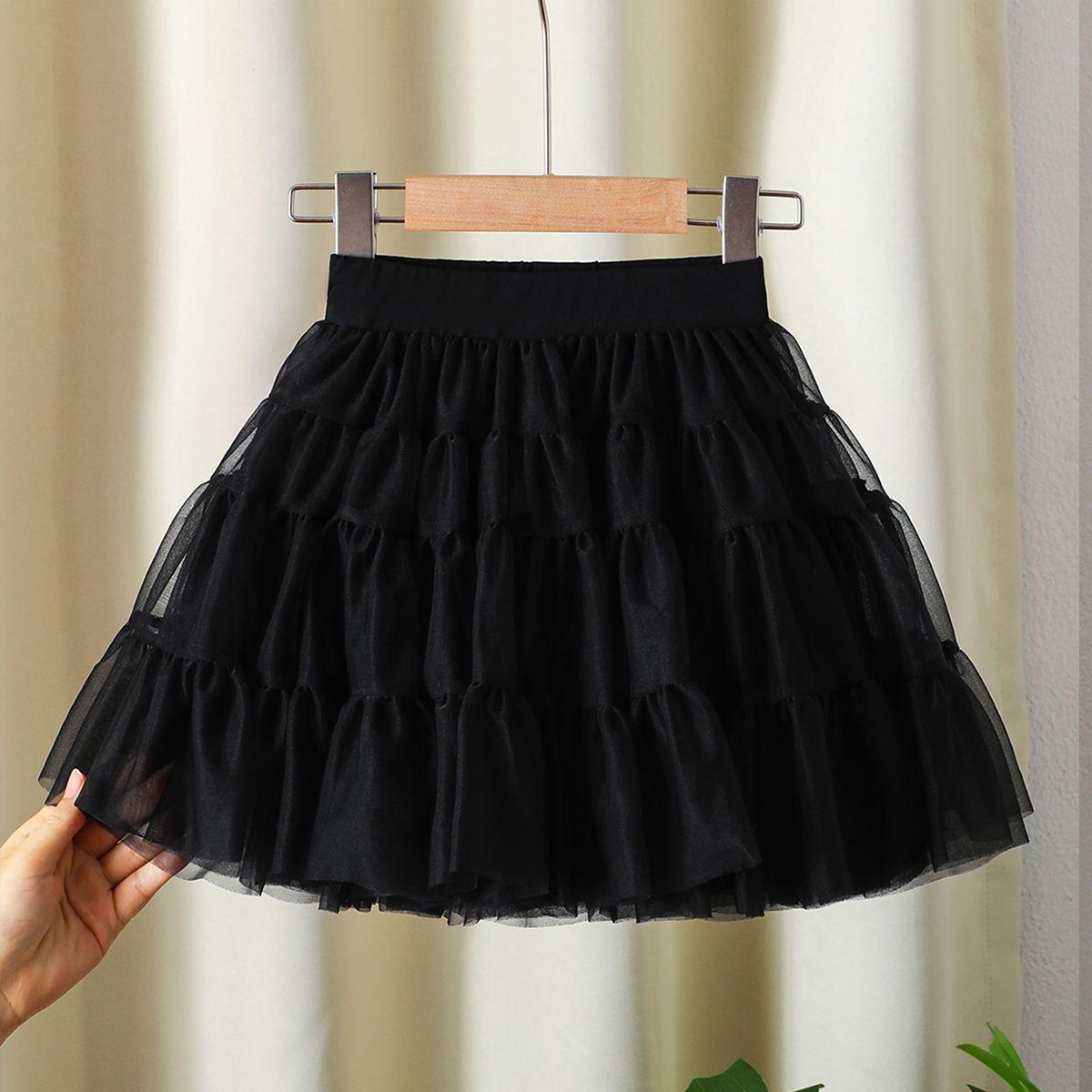 Юбка миди для девочки Стильная юбка принцессы из сетки Универсальная и пышная внутренняя юбка 150 чёрный
Юбка миди для девочки Стильная юбка принцессы из сетки Универсальная и пышная внутренняя юбка 150 чёрный