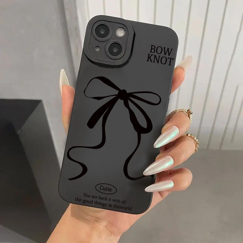 Черный чехол с большим бантом для Samsung Galaxy S25 S24 S23 S22 S21 Ultra Plus FE A16 A06 A26 A54 A33 A34 Противоударный мягкий чехол For Samsung S24 FE
Черный чехол с большим бантом для Samsung Galaxy S25 S24 S23 S22 S21 Ultra Plus FE A16 A06 A26 A54 A33 A34 Противоударный мягкий чехол For Samsung S24 FE