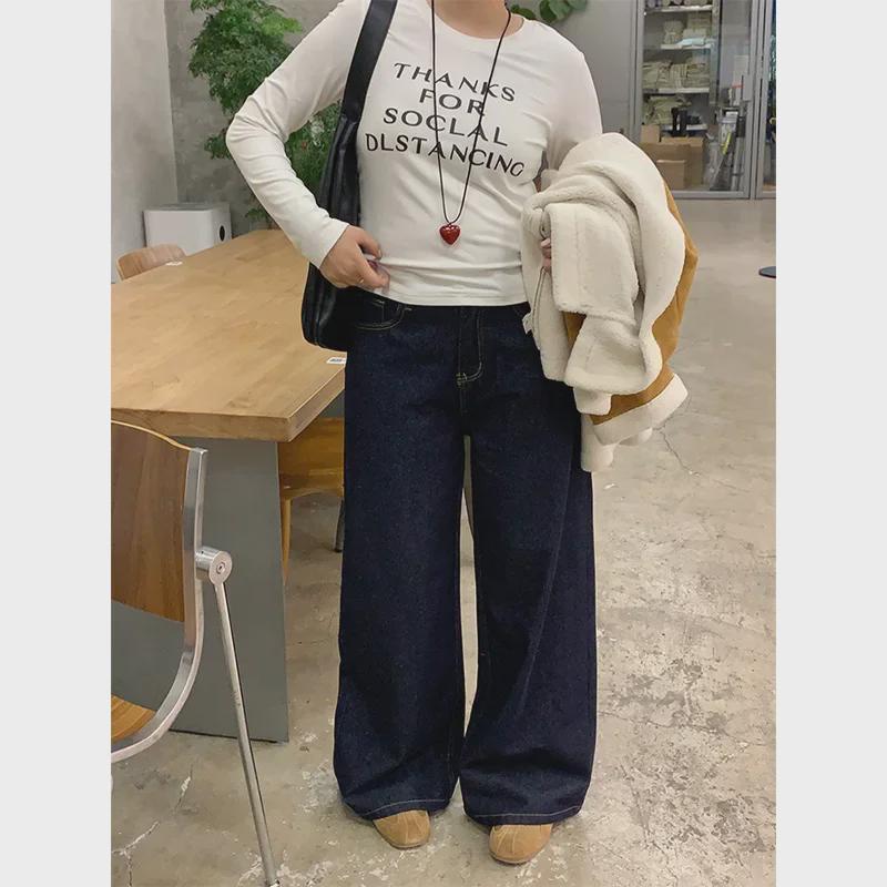 Women s Large Slim-Fit Wide-Leg Jeans - 2024 High-Waist Dark Blue Denim 2XL (70-80kg) темно-синий
Women s Large Slim-Fit Wide-Leg Jeans - 2024 High-Waist Dark Blue Denim 2XL (70-80kg) темно-синий