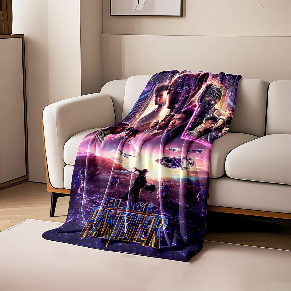 A vivid Black Panther-themed design with neon accents and dynamic scenes. for all seasons blanket lunch break throw gift 80cm x 120cm
A vivid Black Panther-themed design with neon accents and dynamic scenes. for all seasons blanket lunch break throw gift 80cm x 120cm