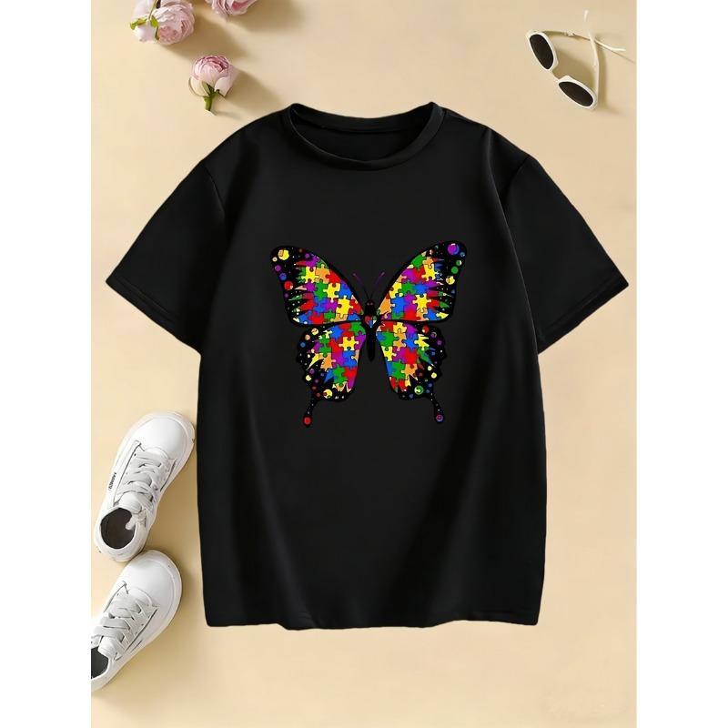 2026 Summer Fashion Girls Pure Cotton Round Neck Short Sleeve Rainbow Heart Print T-Shirt Casual Versatile Top Trendy Clothing 130
2026 Summer Fashion Girls Pure Cotton Round Neck Short Sleeve Rainbow Heart Print T-Shirt Casual Versatile Top Trendy Clothing 130