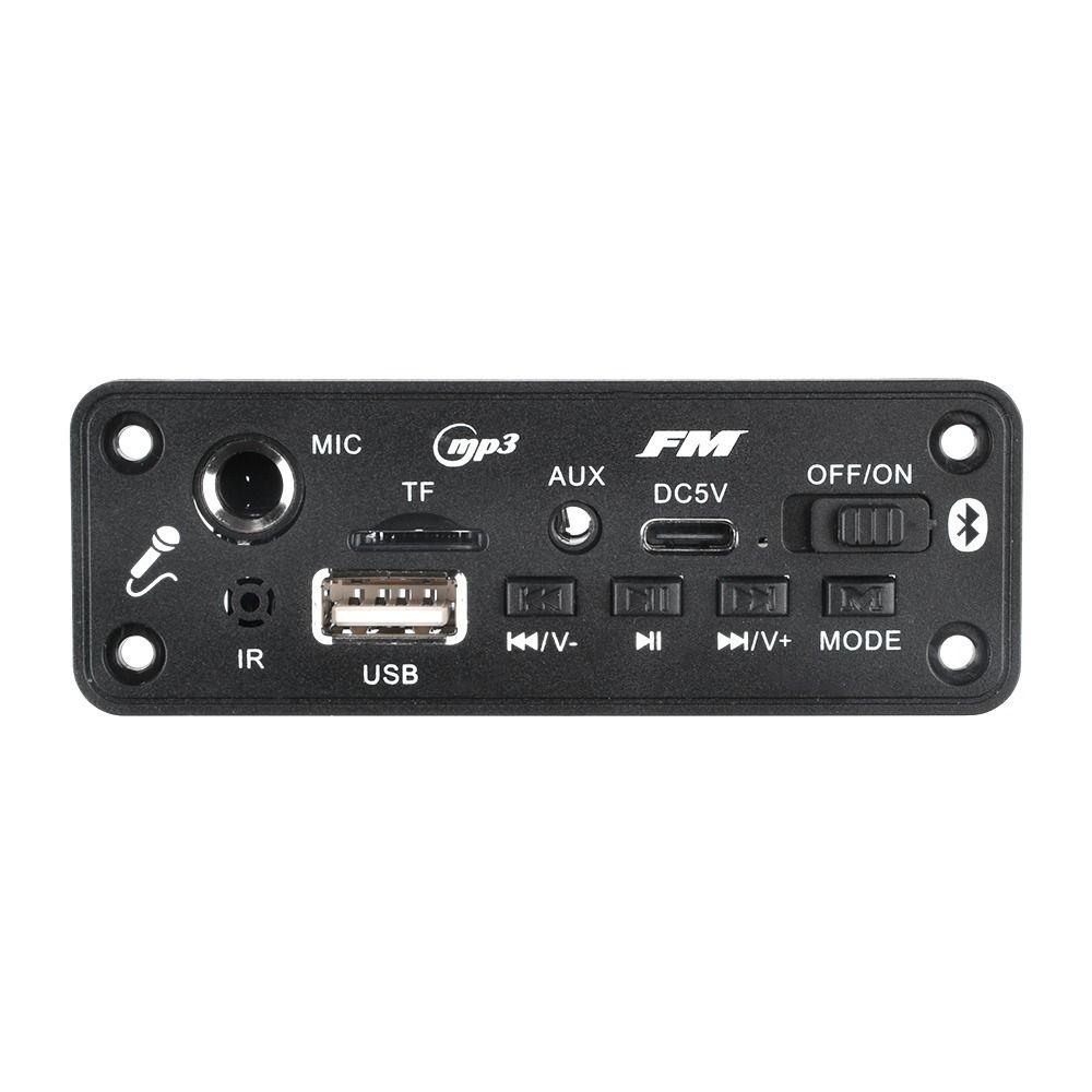 5.3 Lossless USB Drive Audio Amplified Decoding Module Wireless Bluetooth FM Radio Module MP3 чорний
5.3 Lossless USB Drive Audio Amplified Decoding Module Wireless Bluetooth FM Radio Module MP3 чорний