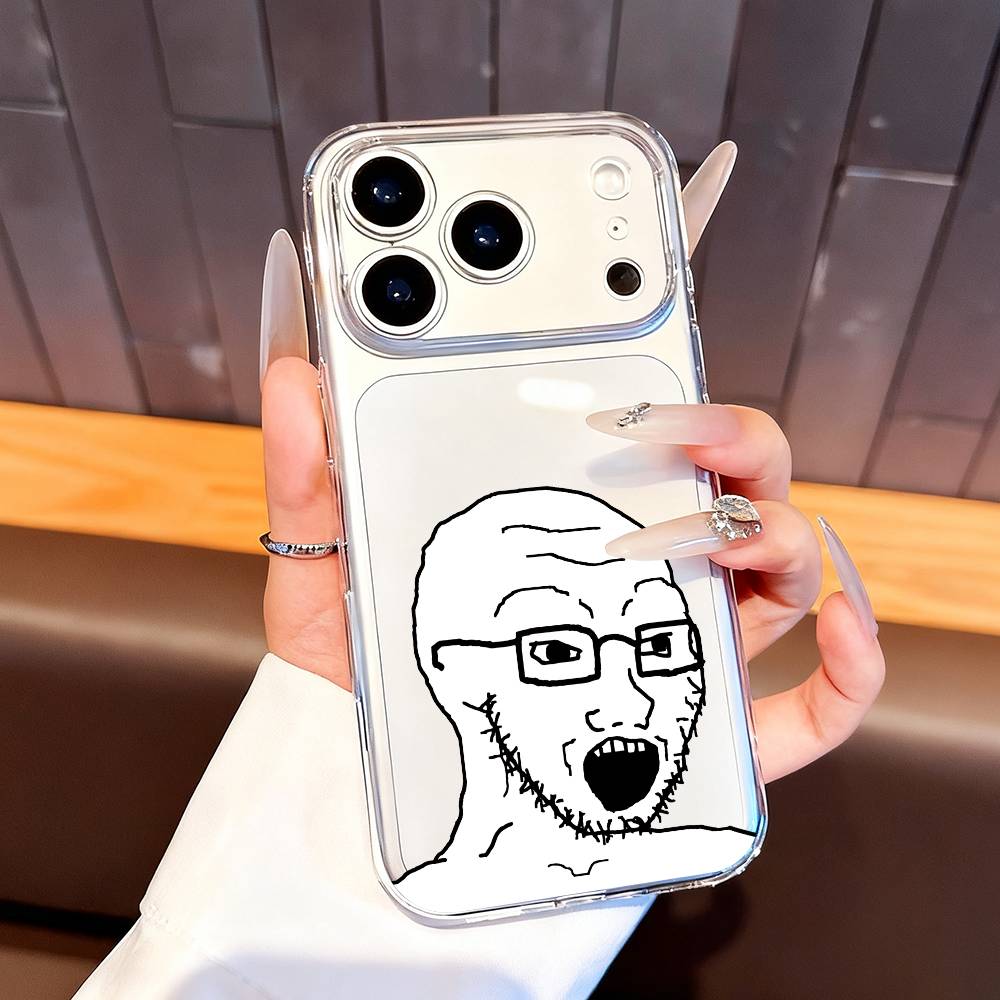 S-Soyjak Its Over Funny Meme Phone Case For iPhone 7,17,16,15,14,13,12,11 Pro,Max,Plus,XR,Mini,E Clear Full-coverage Soft Cover iPhone16
S-Soyjak Its Over Funny Meme Phone Case For iPhone 7,17,16,15,14,13,12,11 Pro,Max,Plus,XR,Mini,E Clear Full-coverage Soft Cover iPhone16