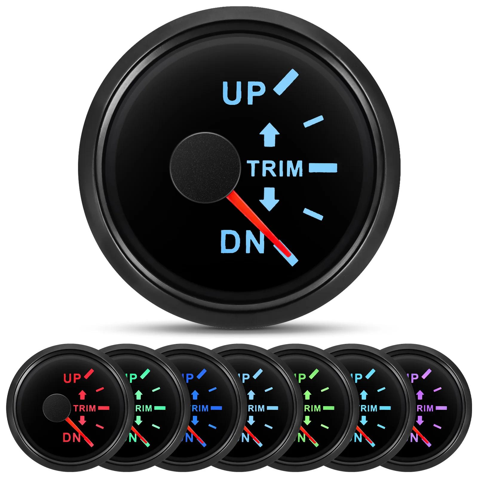 HD 52mm Boat Marine Trim Meter UP-DN Trim Tilt Indicator Meter 2 Inch Trim Gauge 7 Colors Backlight for Inboard Outboard Engine BN 0-190 ohm
HD 52mm Boat Marine Trim Meter UP-DN Trim Tilt Indicator Meter 2 Inch Trim Gauge 7 Colors Backlight for Inboard Outboard Engine BN 0-190 ohm