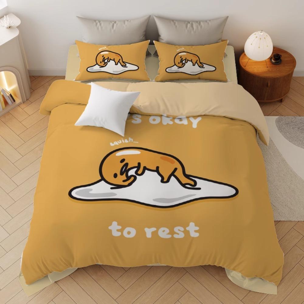 Lazy Egg Duvet Cover Pillowcase Bedding Set BoyGirl Bedroom Decoration Children-Gift Single Double Large SizeZip Duvet Cover 90x200cm
Lazy Egg Duvet Cover Pillowcase Bedding Set BoyGirl Bedroom Decoration Children-Gift Single Double Large SizeZip Duvet Cover 90x200cm