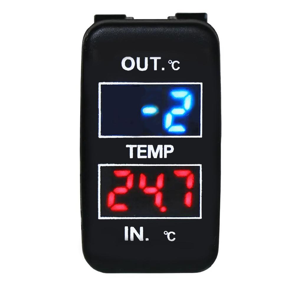 Car Thermometer Internal / External Temperature Display Dual Temperature Sensor for TOYOTA, Hilux, VIGO, Prado, Coaster, Yaris Celsius display
Car Thermometer Internal / External Temperature Display Dual Temperature Sensor for TOYOTA, Hilux, VIGO, Prado, Coaster, Yaris Celsius display