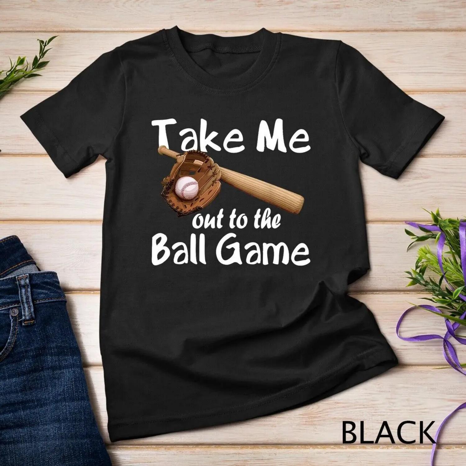 Take Me Out To The Ball Game Baseball Games Lover T shirt S чёрный
Take Me Out To The Ball Game Baseball Games Lover T shirt S чёрный