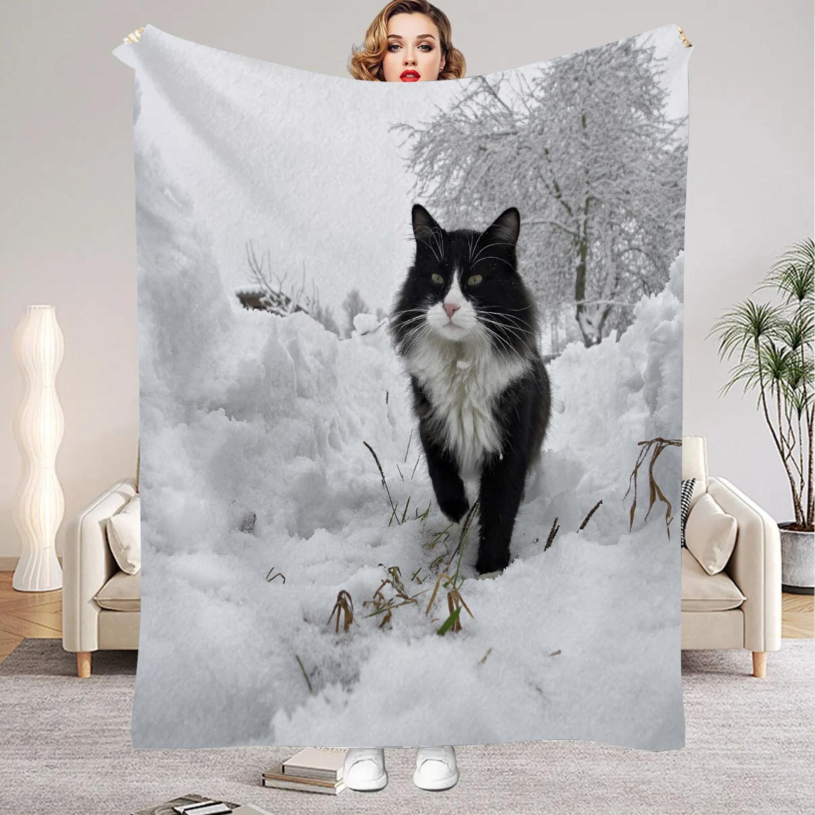 1PC Cute Cat Blankets Flannel Fleece Blanket Lightweight Cozy Throw Blanket for Couch Sofa Camping Adults Kids Bedroom Decor 75x90cm
1PC Cute Cat Blankets Flannel Fleece Blanket Lightweight Cozy Throw Blanket for Couch Sofa Camping Adults Kids Bedroom Decor 75x90cm