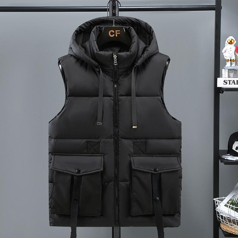 Thickened cotton vest men s autumn and winter casual vest vest winter warm vest large size thickened trendy jacket M чорний
Thickened cotton vest men s autumn and winter casual vest vest winter warm vest large size thickened trendy jacket M чорний