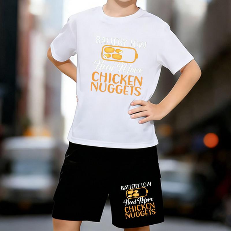 Boys 2 Piece Low Battery Printed outfit, Short Sleeve T-Shirt and Shorts Set for Kids Age 5-14,White, Black Sporty Casual Summer Clothes 13-14 Years
Boys 2 Piece Low Battery Printed outfit, Short Sleeve T-Shirt and Shorts Set for Kids Age 5-14,White, Black Sporty Casual Summer Clothes 13-14 Years