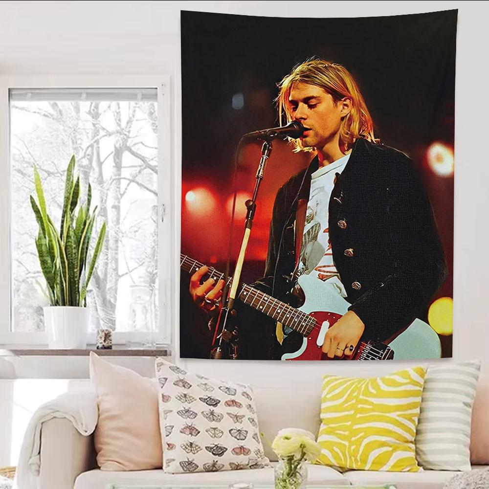 NNirvana Band Printed Tapestry Fan Party Decor Wall Hanging Aesthetic Background Cloth For Dorm Room Decoration 74x94cm(29x37in)
NNirvana Band Printed Tapestry Fan Party Decor Wall Hanging Aesthetic Background Cloth For Dorm Room Decoration 74x94cm(29x37in)