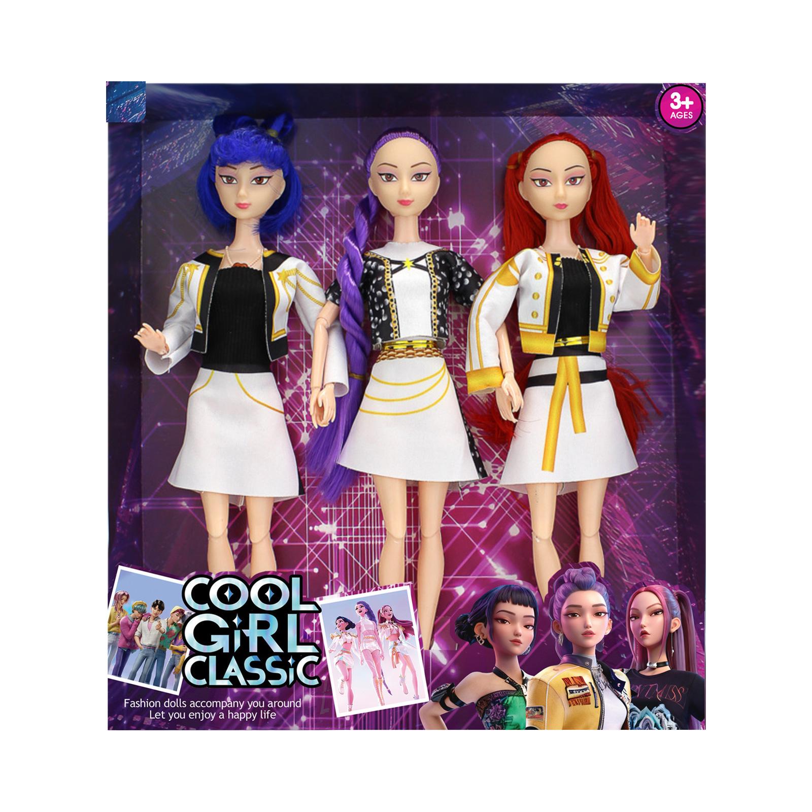 3pc Articulated Dolls, With Realistic Character Designs, Make A Delightful Surprise Gift For Children And Friends. One Size
3pc Articulated Dolls, With Realistic Character Designs, Make A Delightful Surprise Gift For Children And Friends. One Size