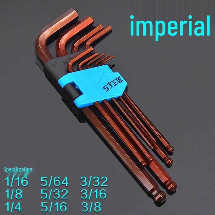 Superior Craftsman S2 Ball End Hex Key Set for Screw Use
Superior Craftsman S2 Ball End Hex Key Set for Screw Use