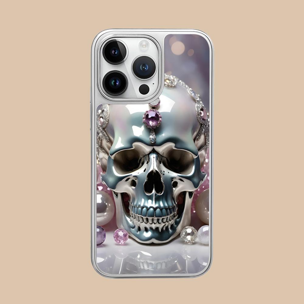 Luxury Silver Skull Mobile Phone Case for iPhone 17 16 15 14 13 12 11 Air Pro Max Plus Silver Plating Colorful Cover Cover iPhone 11
Luxury Silver Skull Mobile Phone Case for iPhone 17 16 15 14 13 12 11 Air Pro Max Plus Silver Plating Colorful Cover Cover iPhone 11