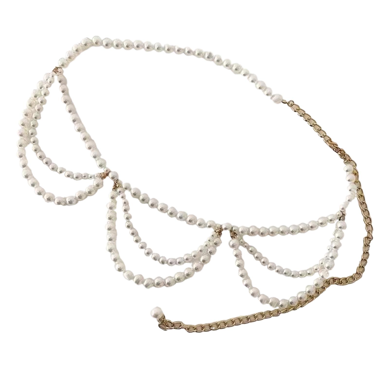 Adjustable Layered Imitation Pearls Body Jewelry Beachwear For Daily Wear Evening Event And Wedding 1
Adjustable Layered Imitation Pearls Body Jewelry Beachwear For Daily Wear Evening Event And Wedding 1