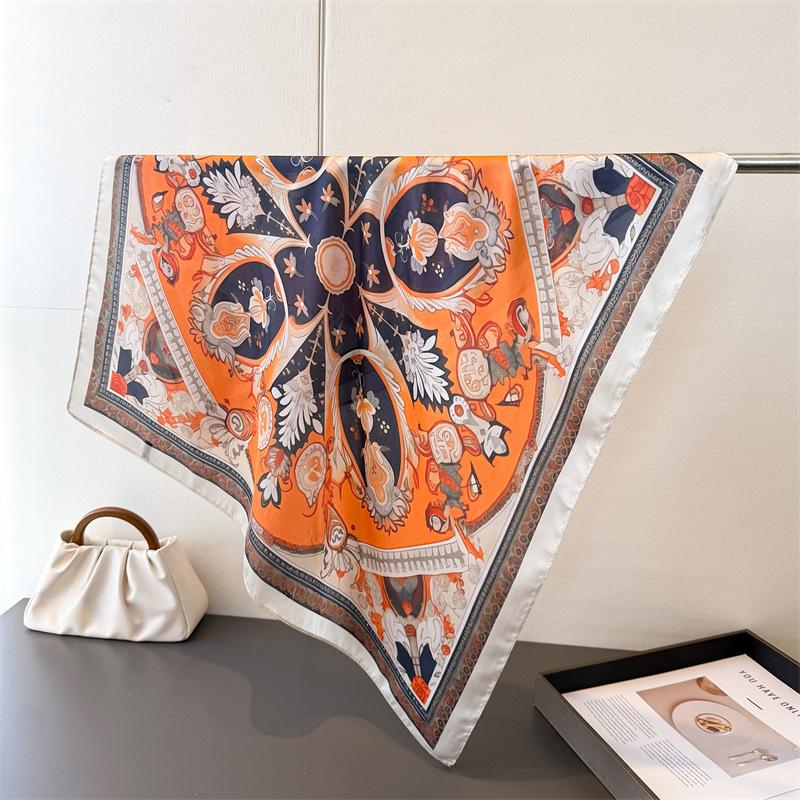 2026 New Neckerchief Female Luxury Square Scarf for Women Shawl Satin Hijab Fashion Wraps Hair Bands Ribbon Headband Bandann 70x70CM
2026 New Neckerchief Female Luxury Square Scarf for Women Shawl Satin Hijab Fashion Wraps Hair Bands Ribbon Headband Bandann 70x70CM
