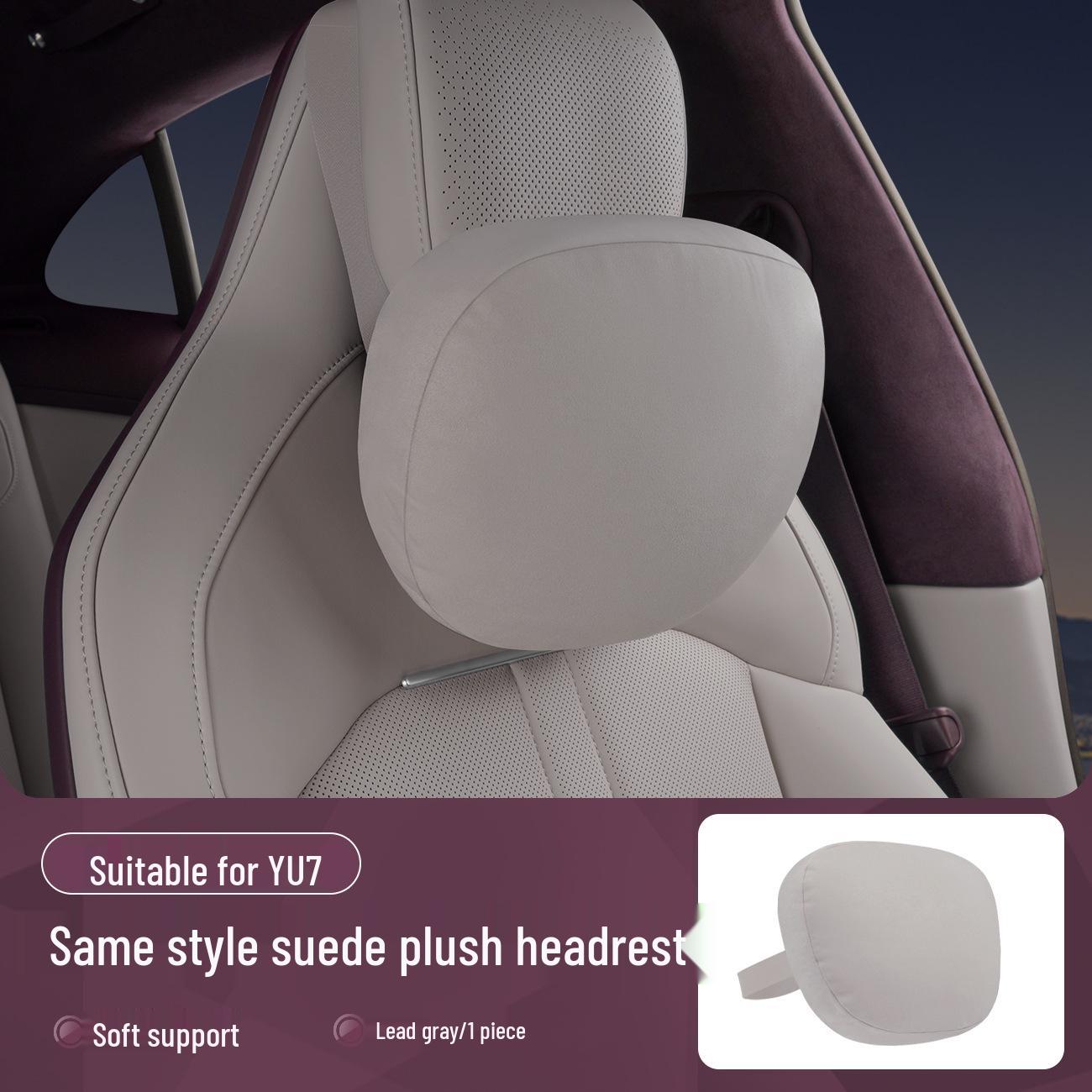 Xiaomi YU7 Car Headrest Neck Protection Suede Pillow - Car Interior Accessory
Xiaomi YU7 Car Headrest Neck Protection Suede Pillow - Car Interior Accessory