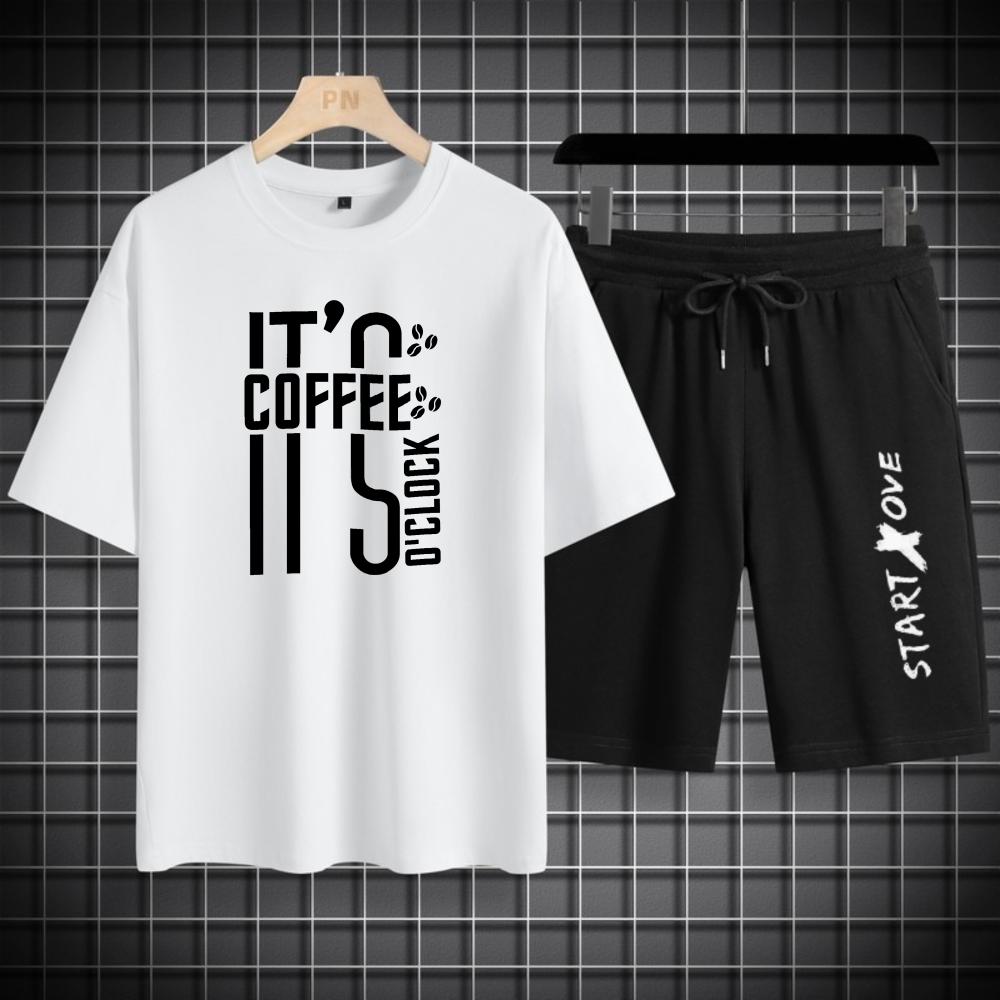 Men s Sets Summer Quick Drying It s Coffee Star One Printed Graphic T-shirts Suit Man Tracksuit Set Clothing Set Short Sleeve S
Men s Sets Summer Quick Drying It s Coffee Star One Printed Graphic T-shirts Suit Man Tracksuit Set Clothing Set Short Sleeve S