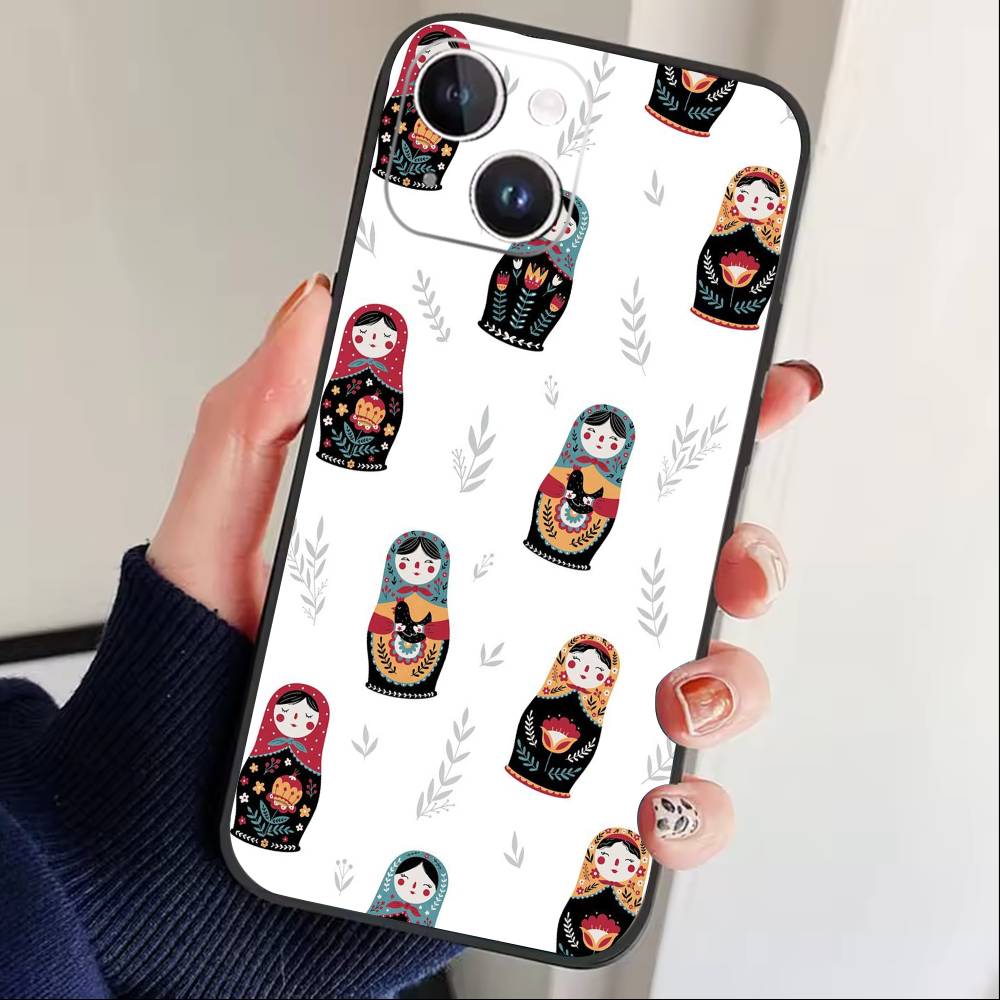 T-Russian Dolls Matryoshka Phone Case For iPhone17,16,15,14,13,12 Plus,Max Soft Silicone Black Cover iPhone13PRO
T-Russian Dolls Matryoshka Phone Case For iPhone17,16,15,14,13,12 Plus,Max Soft Silicone Black Cover iPhone13PRO