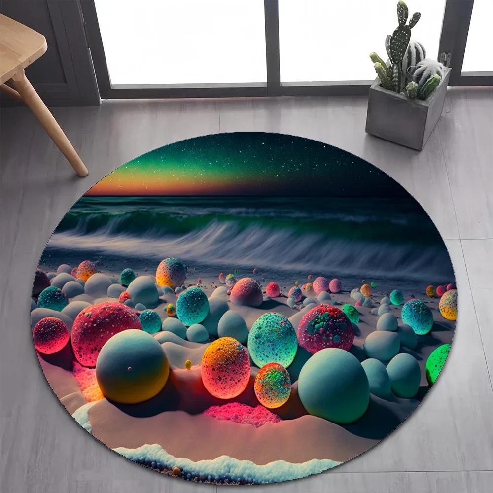Colorful Pebble Rainbow Road Beach Stone 26 Style New Round Carpet Rug for Bedroom Living Room Decoration,pet Decor Floor Mat 60cm
Colorful Pebble Rainbow Road Beach Stone 26 Style New Round Carpet Rug for Bedroom Living Room Decoration,pet Decor Floor Mat 60cm
