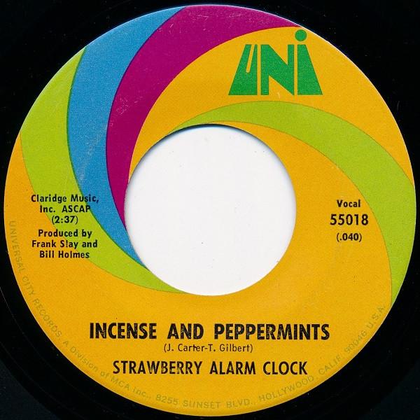 7inch Record STRAWBERRY ALARM CLOCK - Incense And Peppermints 55018 UNI Records 1967 US Rock Used
7inch Record STRAWBERRY ALARM CLOCK - Incense And Peppermints 55018 UNI Records 1967 US Rock Used
