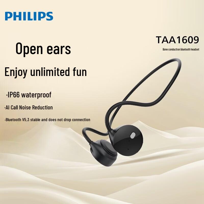 Philips TAA1609 Bone Conduction Sports Headphones
Philips TAA1609 Bone Conduction Sports Headphones