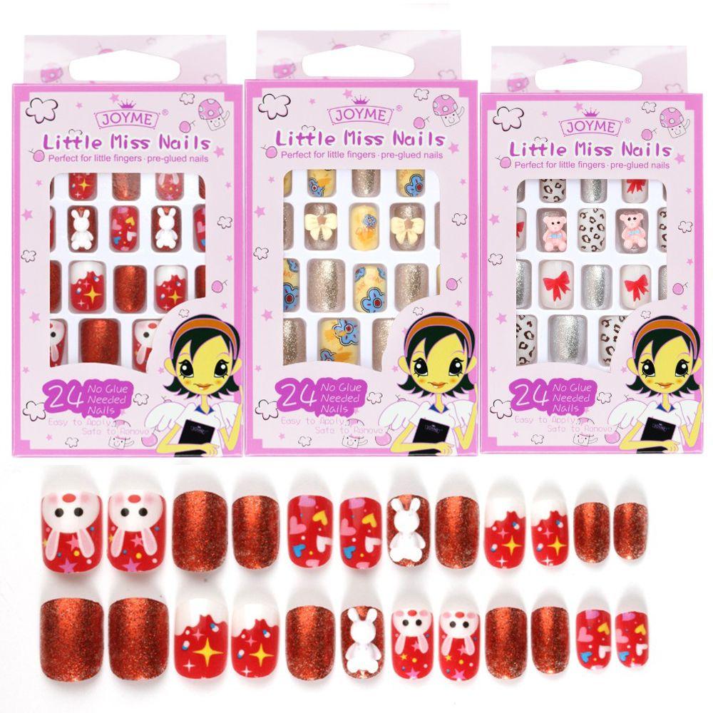 24pcs Detachable Full Cover False Nails Rabbit Children Nail Patches Fake Nails Cute
24pcs Detachable Full Cover False Nails Rabbit Children Nail Patches Fake Nails Cute