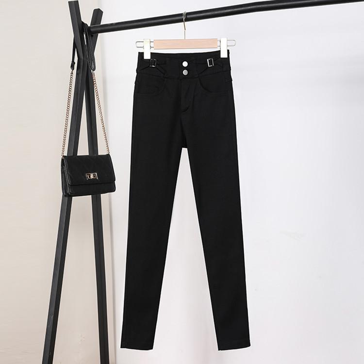 Spring and Autumn New Style of Outer Wear Small Feet Pants Double Button Slim Fit Slim Pants for Women High Waist Leggings Pencil Pants XXXL чорний
Spring and Autumn New Style of Outer Wear Small Feet Pants Double Button Slim Fit Slim Pants for Women High Waist Leggings Pencil Pants XXXL чорний