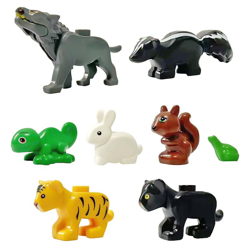 8 шт. Набор строительных блоков «Лесные животные в ассортименте» MOC, игрушки «Сделай сам», Волк, Скунс, Тигр, Леопард, Белка, Ящерица, Кролик, Лягушка, Модель, Кирпичики
8 шт. Набор строительных блоков «Лесные животные в ассортименте» MOC, игрушки «Сделай сам», Волк, Скунс, Тигр, Леопард, Белка, Ящерица, Кролик, Лягушка, Модель, Кирпичики