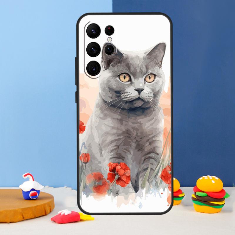 Чехол для телефона с изображением британской короткошерстной кошки для Samsung Galaxy S24 S25 Ultra S9 S10 S20 S22 S21 S23 Plus S24 FE Чехол Coque Galaxy S21
Чехол для телефона с изображением британской короткошерстной кошки для Samsung Galaxy S24 S25 Ultra S9 S10 S20 S22 S21 S23 Plus S24 FE Чехол Coque Galaxy S21