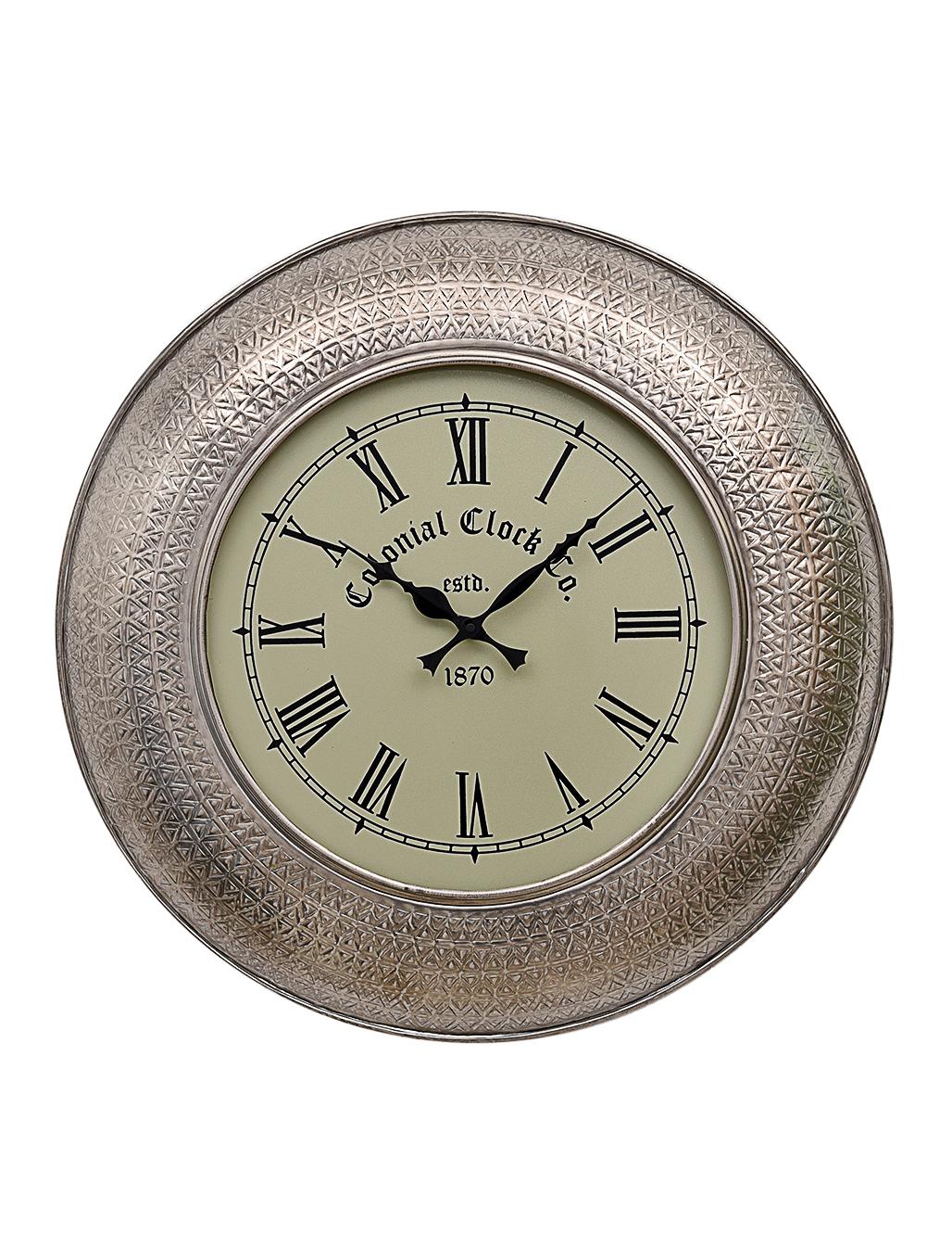 Настенные металлические часы с гравировкой, Никель, 30 см, Iron Wall Clock Nickel 12”, John Molly Decor&Gifts
Настенные металлические часы с гравировкой, Никель, 30 см, Iron Wall Clock Nickel 12”, John Molly Decor&Gifts