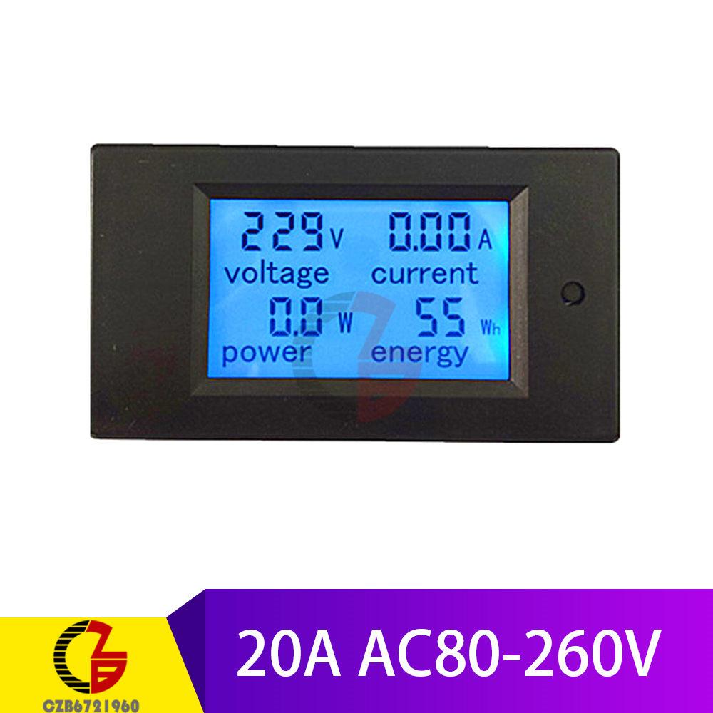 50A/100A AC 80-260V/DC 6.5-100V Digital Voltmeter Ammeter Wattmeter Power Energy Meter 12V 24V 110V 220V Volt Tester Detector
50A/100A AC 80-260V/DC 6.5-100V Digital Voltmeter Ammeter Wattmeter Power Energy Meter 12V 24V 110V 220V Volt Tester Detector