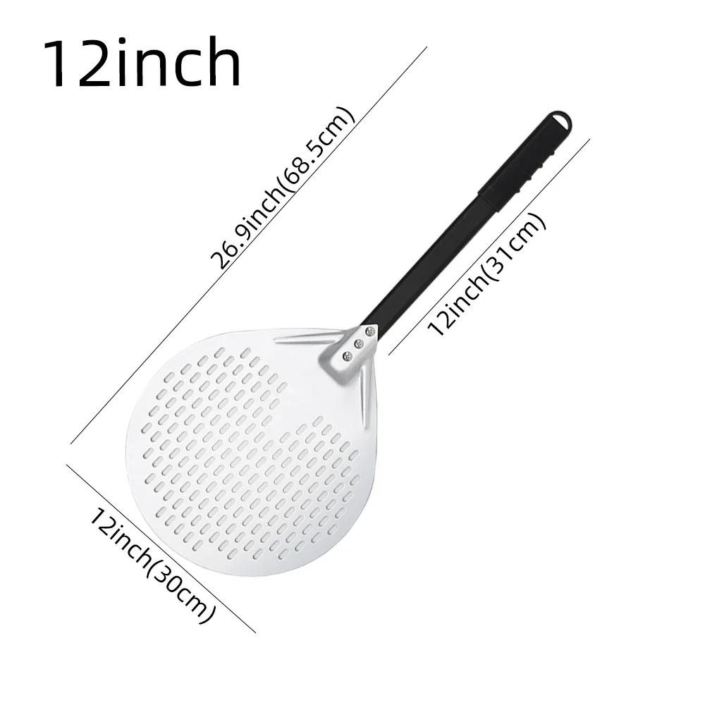 Creative Fashion 12 inch pizza perforated spatula paddle short handle oven flip peel kitchen tools non-stick pizza baking
Creative Fashion 12 inch pizza perforated spatula paddle short handle oven flip peel kitchen tools non-stick pizza baking