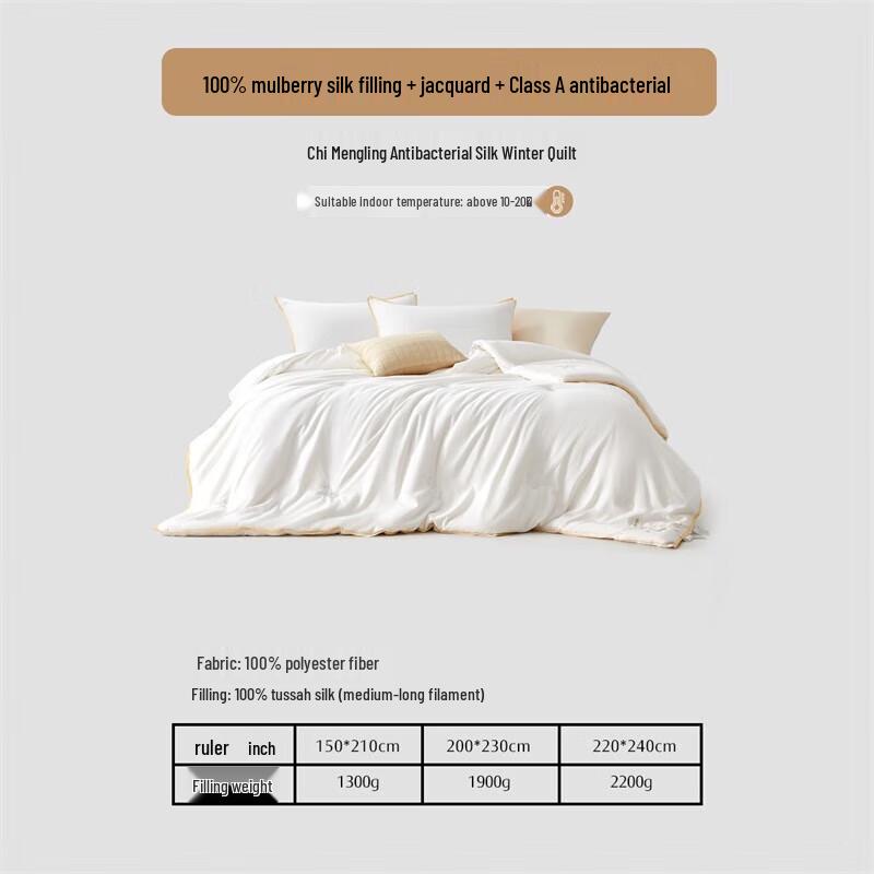 Mercury Home Textiles 100% Tussah Silk Quilt
Mercury Home Textiles 100% Tussah Silk Quilt