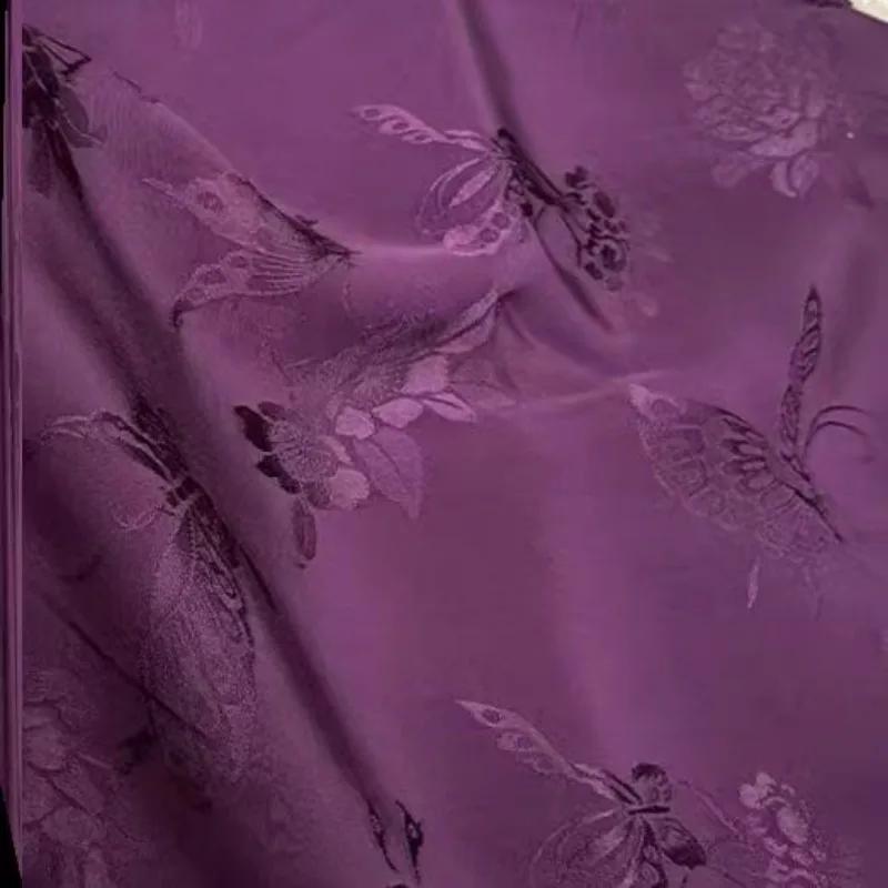 Solid Color Butterfly Pattern Satin Jacquard Fabric Smooth for Cheongsam Hanfu Sewing Plain Chinese Style Rayon Cloth 100x150cm 100x150cm
Solid Color Butterfly Pattern Satin Jacquard Fabric Smooth for Cheongsam Hanfu Sewing Plain Chinese Style Rayon Cloth 100x150cm 100x150cm