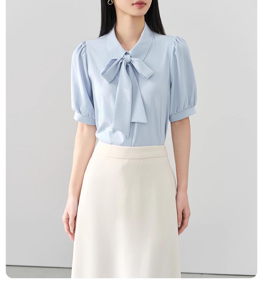 Elegant White Chiffon Bow Top for Women - Small Size, Professional & Stylish Workplace Attire M (100-110 jin)
Elegant White Chiffon Bow Top for Women - Small Size, Professional & Stylish Workplace Attire M (100-110 jin)