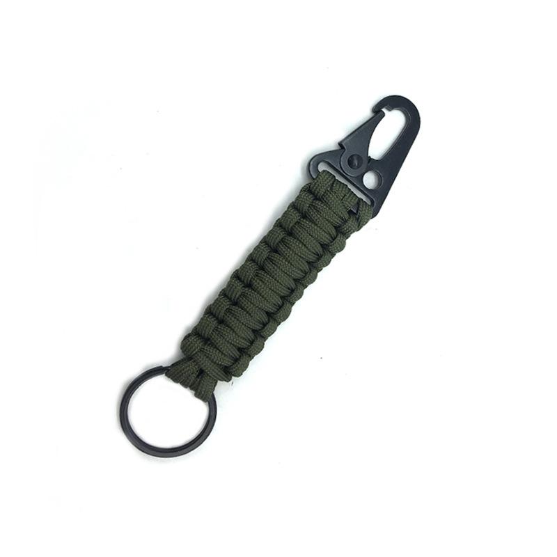 Outdoor Paracord Rope Keychain Survival Kit Camping Carabiner Military Braided Cord Rope With Clip Camping Hiking Emergency Tool зелёный
Outdoor Paracord Rope Keychain Survival Kit Camping Carabiner Military Braided Cord Rope With Clip Camping Hiking Emergency Tool зелёный