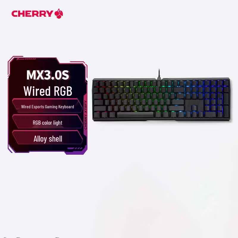 CHERRY MX 3.0S RGB Mechanical Gaming Keyboard
CHERRY MX 3.0S RGB Mechanical Gaming Keyboard