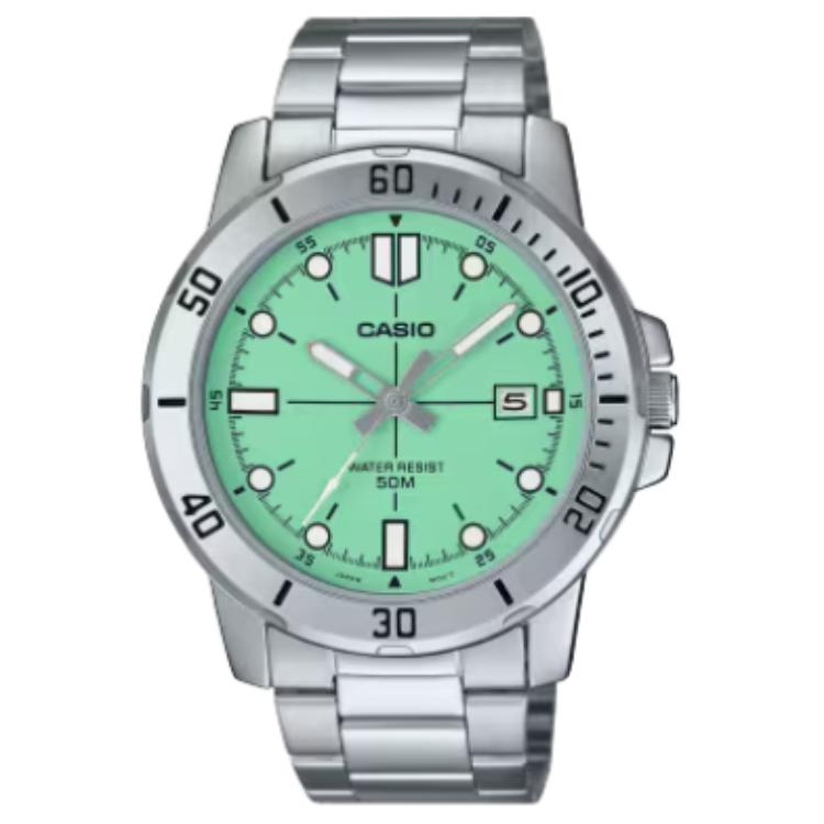 CASIO Men Standard Series Green Watch MTP-VD01D-3E1V MTP-VD01D-3E1V Green Dial
CASIO Men Standard Series Green Watch MTP-VD01D-3E1V MTP-VD01D-3E1V Green Dial