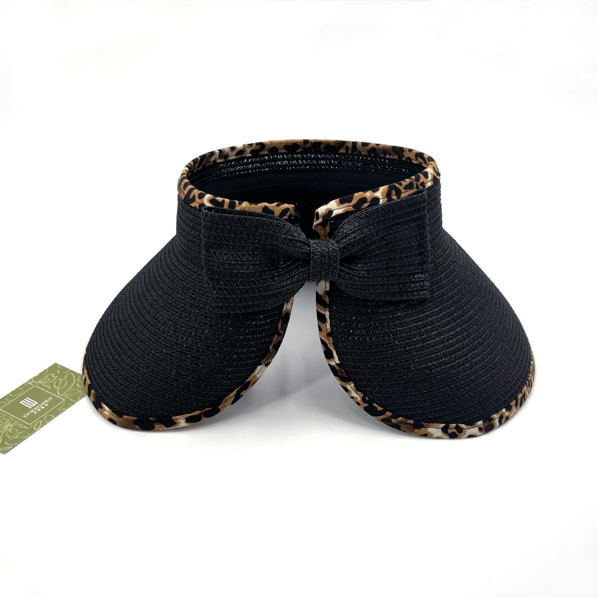 Summer Sun Hats For Women Foldable Leopard Brim Empty Top Adjustable Sun Protection Foldable Sunhat Beach Accessories Cap Sunhat чорний
Summer Sun Hats For Women Foldable Leopard Brim Empty Top Adjustable Sun Protection Foldable Sunhat Beach Accessories Cap Sunhat чорний