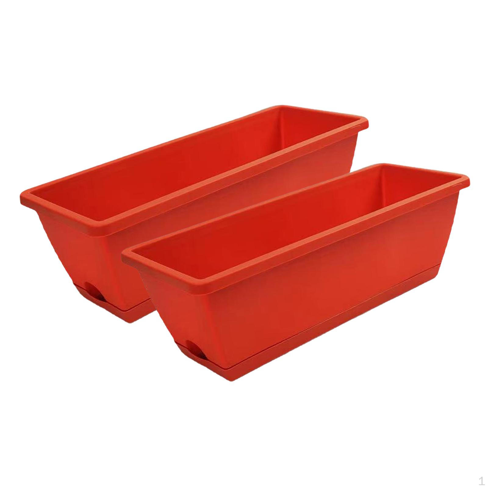 2 шт. Цветочный оконный ящик с дренажными отверстиями Контейнер для выращивания овощей в сельской местности красный
2 шт. Цветочный оконный ящик с дренажными отверстиями Контейнер для выращивания овощей в сельской местности красный