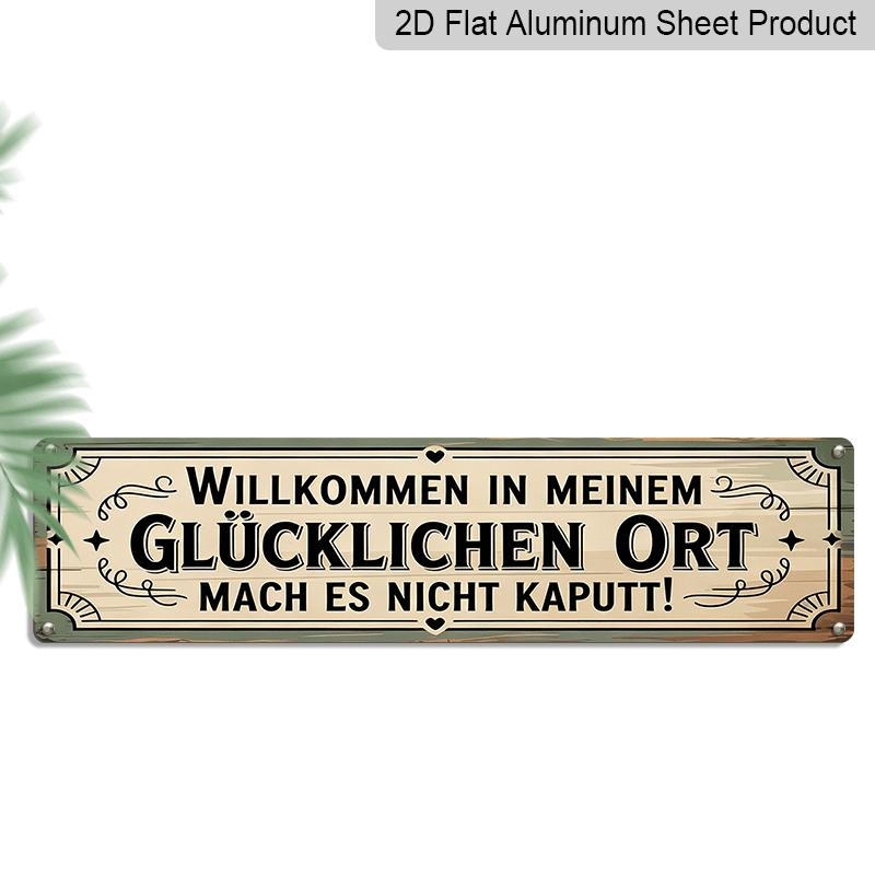 2D Flat, 1pc, German Aluminium Decorative Sign, Willkommen in Unserem Hinterhof Aluminium Sign, Vintage Barbecue Aluminium Plaques, Outdoor Wall Art 40cm x 10cm
2D Flat, 1pc, German Aluminium Decorative Sign, Willkommen in Unserem Hinterhof Aluminium Sign, Vintage Barbecue Aluminium Plaques, Outdoor Wall Art 40cm x 10cm