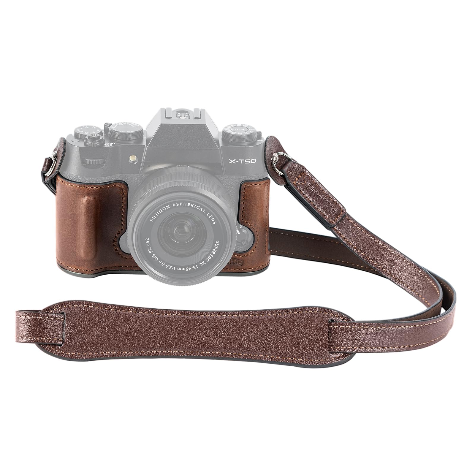 Комплект кожаного чехла SmallRig для камеры Fuji Film Half Pack Кожаный чехол 4710 X-T50 (коричневый)
Комплект кожаного чехла SmallRig для камеры Fuji Film Half Pack Кожаный чехол 4710 X-T50 (коричневый)
