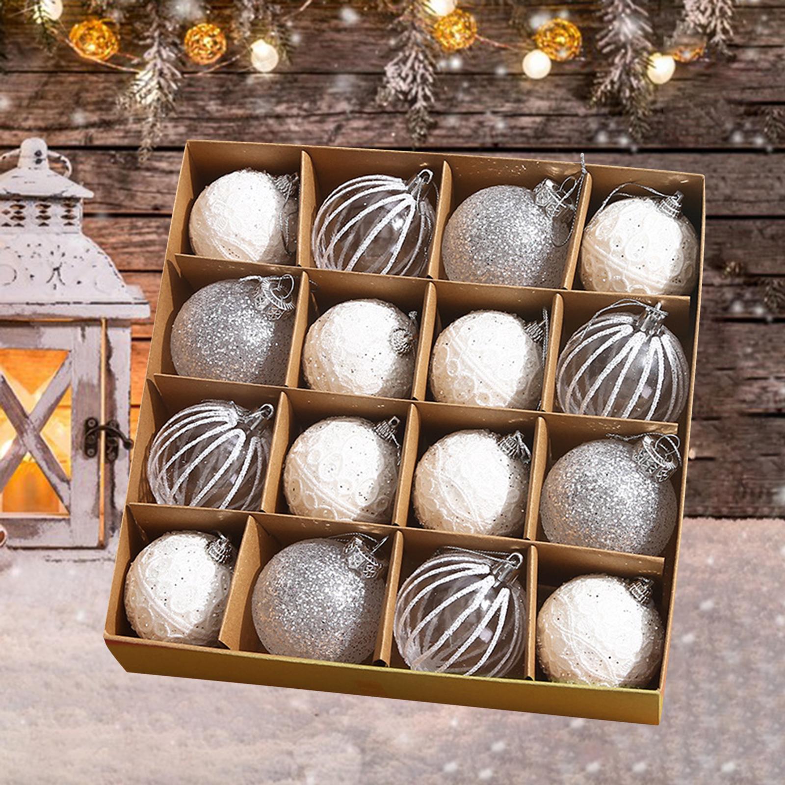 16 штук Рождественские шары 6 см для новогоднего венка, гирлянды, окна белый
16 штук Рождественские шары 6 см для новогоднего венка, гирлянды, окна белый