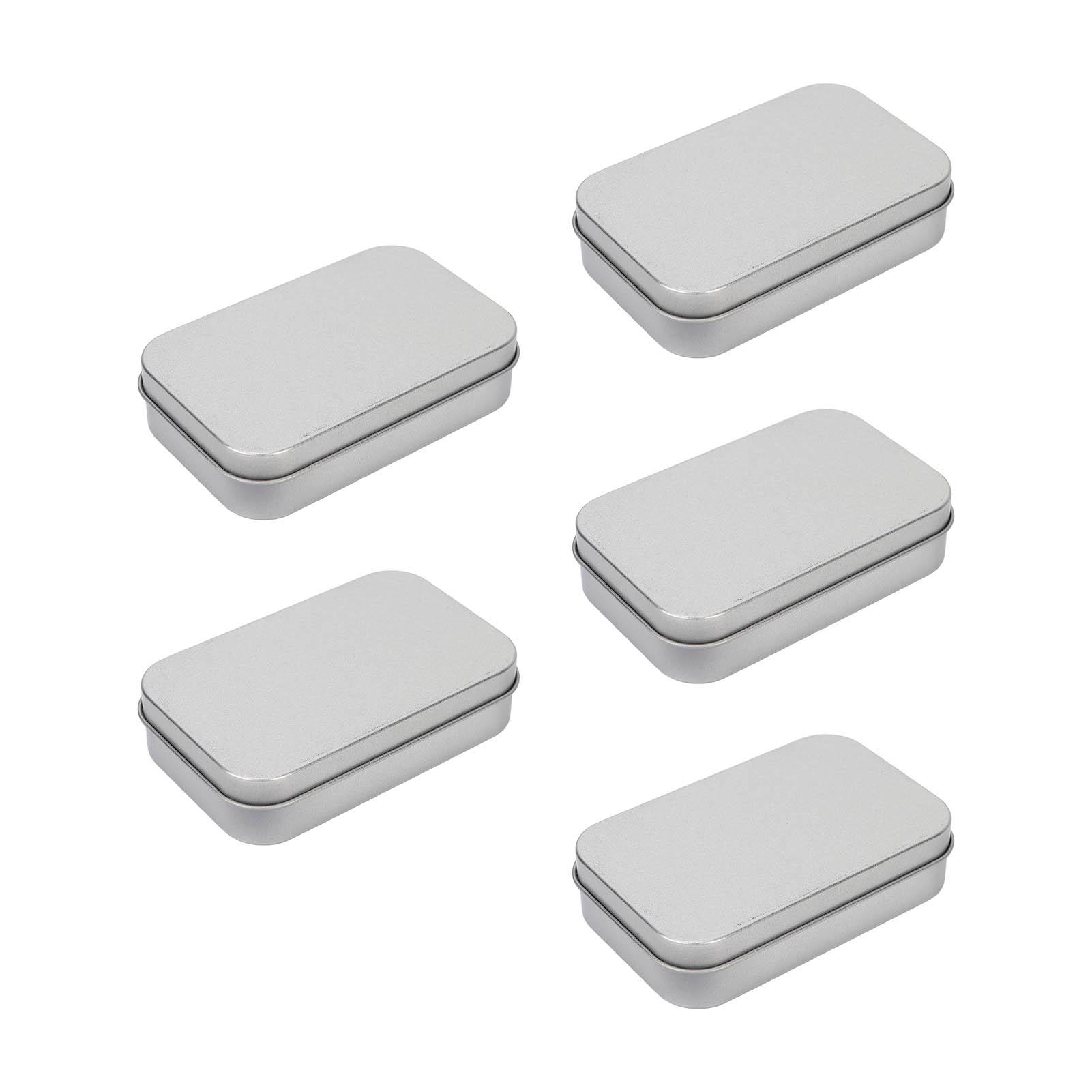5pcs Metal Rectangular Empty Box Pins Jewelry Crafts Storage Reusable Portable Containers Box Silver
5pcs Metal Rectangular Empty Box Pins Jewelry Crafts Storage Reusable Portable Containers Box Silver