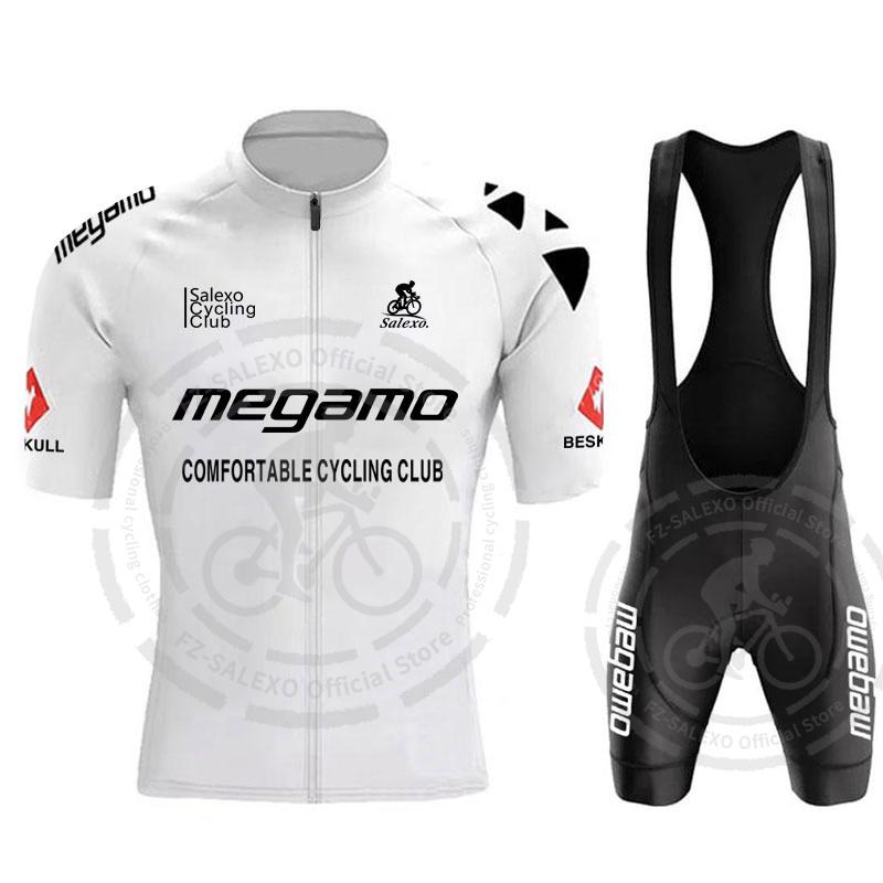 Summer 2025 Megamo Team Men s Short Sleeves Cycling Jersey Set MTB Uniform Mountian Bicycle Clothes Wear Ropa Ciclismo Hombre XXL
Summer 2025 Megamo Team Men s Short Sleeves Cycling Jersey Set MTB Uniform Mountian Bicycle Clothes Wear Ropa Ciclismo Hombre XXL