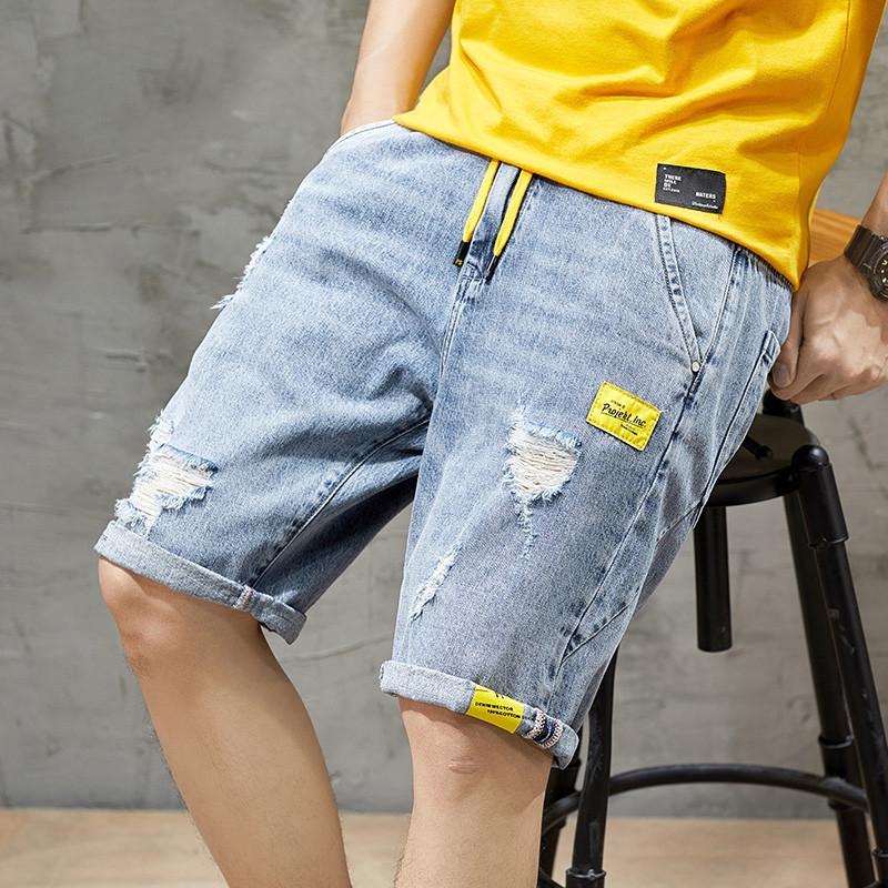 Men s Summer Thin Ripped Denim Workwear Shorts - Large Size, Retro Casual Five-Point Style
Men s Summer Thin Ripped Denim Workwear Shorts - Large Size, Retro Casual Five-Point Style