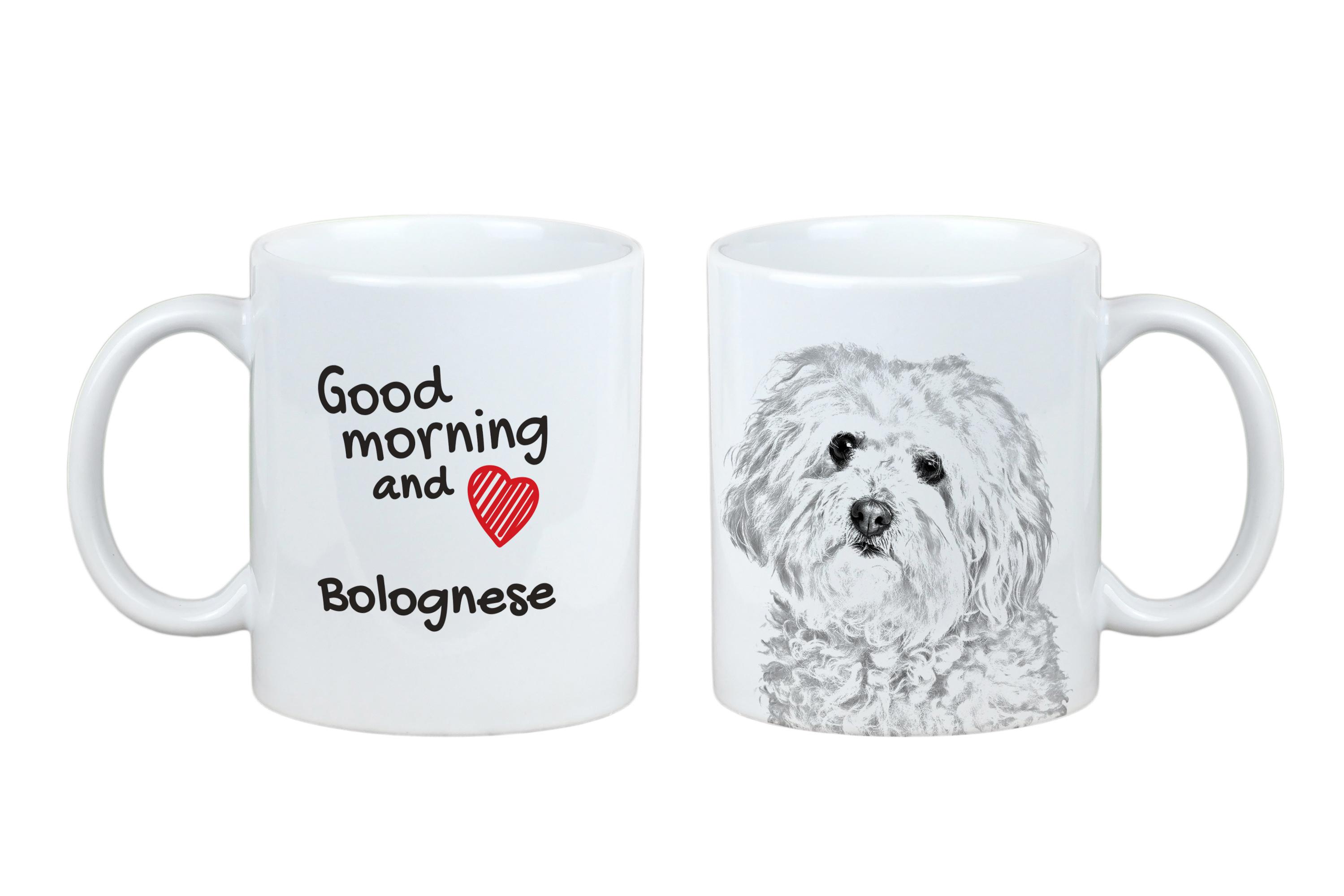 Bichon Bolognese, Bolo, Botoli, Bottolo - cup with a dog, personalized cup with a print, a classic gift for everyone from the Art-Dog brand білий
Bichon Bolognese, Bolo, Botoli, Bottolo - cup with a dog, personalized cup with a print, a classic gift for everyone from the Art-Dog brand білий
