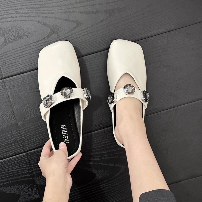 Summer Women s Sandal Fashion Luxury Rhinestone Flats Minimal Lightweight Soft-soled Solid Color Ladies Slippers 40 білий
Summer Women s Sandal Fashion Luxury Rhinestone Flats Minimal Lightweight Soft-soled Solid Color Ladies Slippers 40 білий