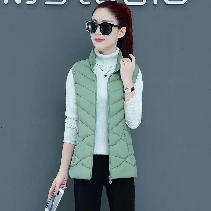 Женский осенне-зимний стеганый пуховик без рукавов, короткая куртка, женская теплая жилетка M
Женский осенне-зимний стеганый пуховик без рукавов, короткая куртка, женская теплая жилетка M